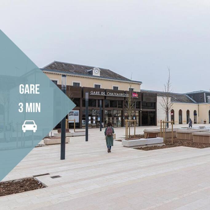 Le Paisible • Garage Privatif • Traversant • Calme Châteauroux المظهر الخارجي الصورة
