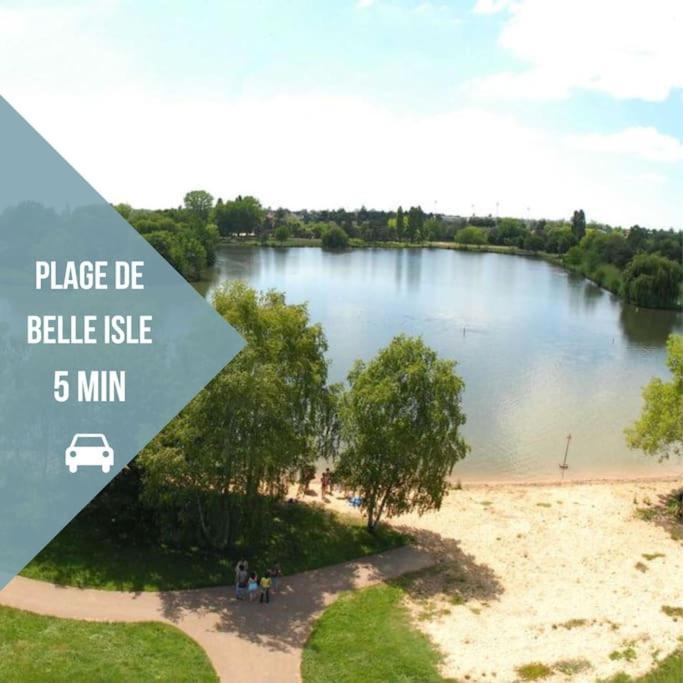 Le Paisible • Garage Privatif • Traversant • Calme Châteauroux المظهر الخارجي الصورة