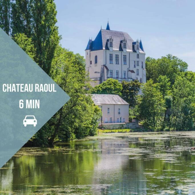 Le Paisible • Garage Privatif • Traversant • Calme Châteauroux المظهر الخارجي الصورة