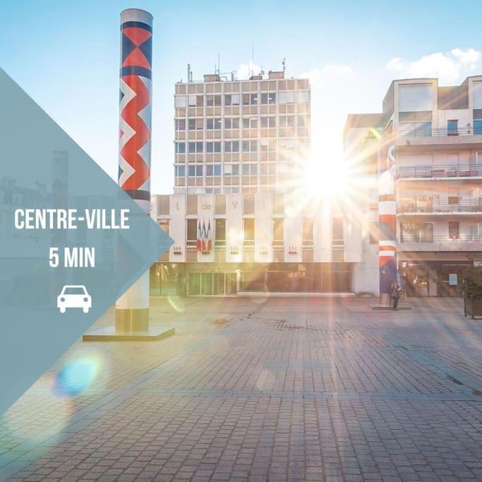 Le Paisible • Garage Privatif • Traversant • Calme Châteauroux المظهر الخارجي الصورة